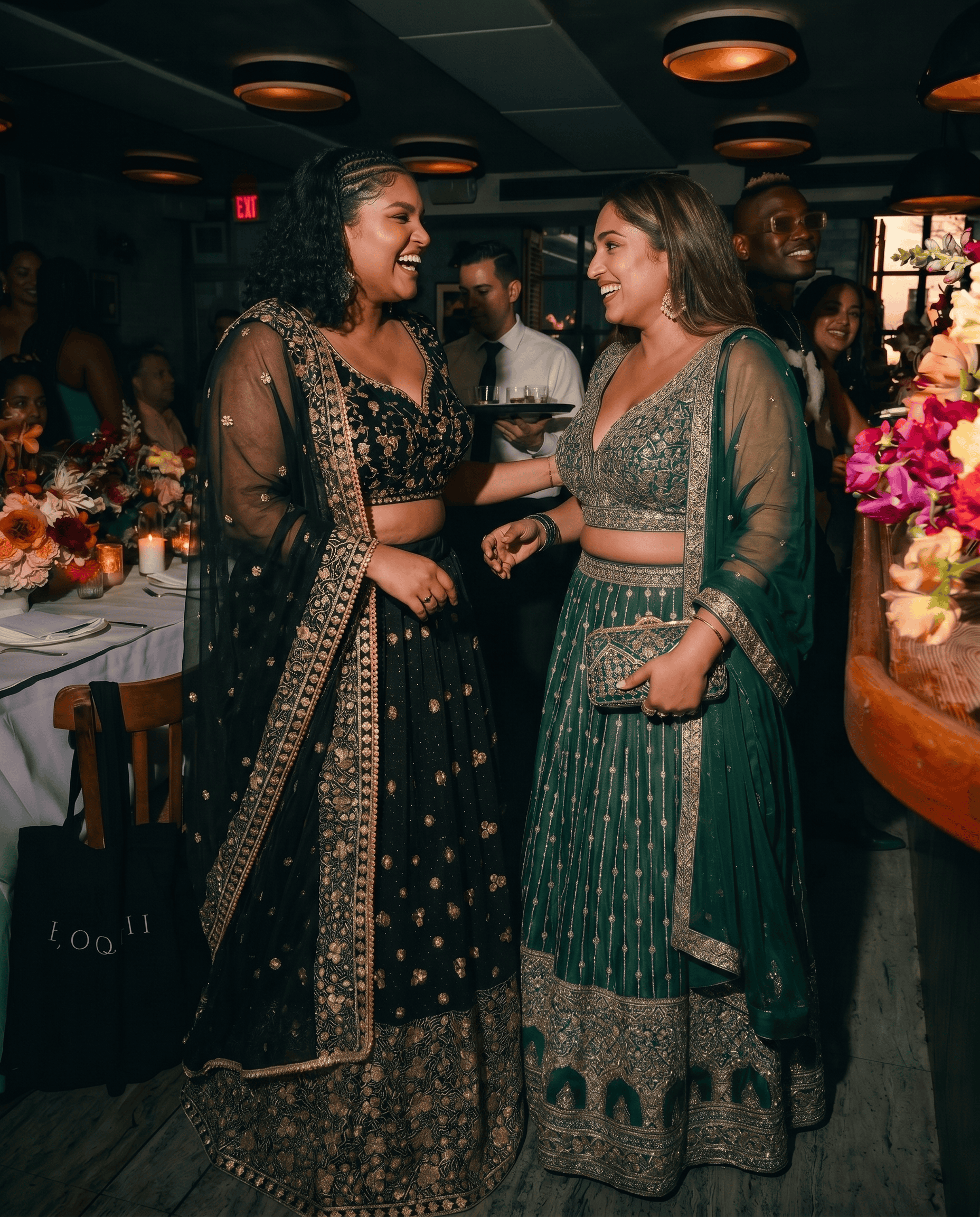 Plus-size model in ethnic wear